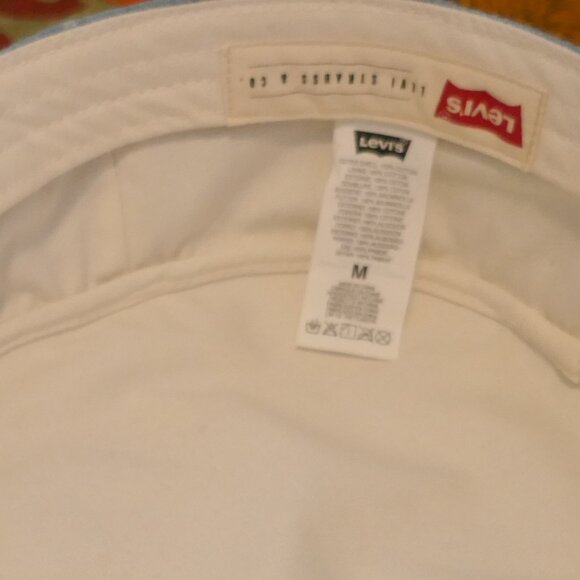 Levi's Levi Strauss & Co Signature Chambray Military Army Cadet Cap Hat Medium - Picture 14 of 14